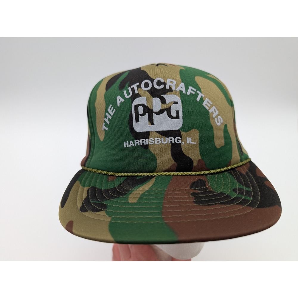 Cameo The Autocrafters PPG Harrisburg IL Camo Snapback Hat Mens One Size